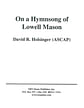 On a Hymnsong of Lowell Mason
