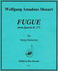 Fugue from Quartet K. 173