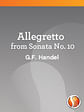 Allegretto from Sonata No. 10