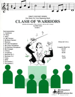 Clash of Warriors: Rob Grice: Concert Band Sheet Music