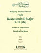 Kassation in D Major, K. 100 (62a) - Finale