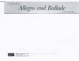 Allegro and Ballade