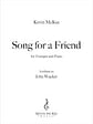 Song for a Friend