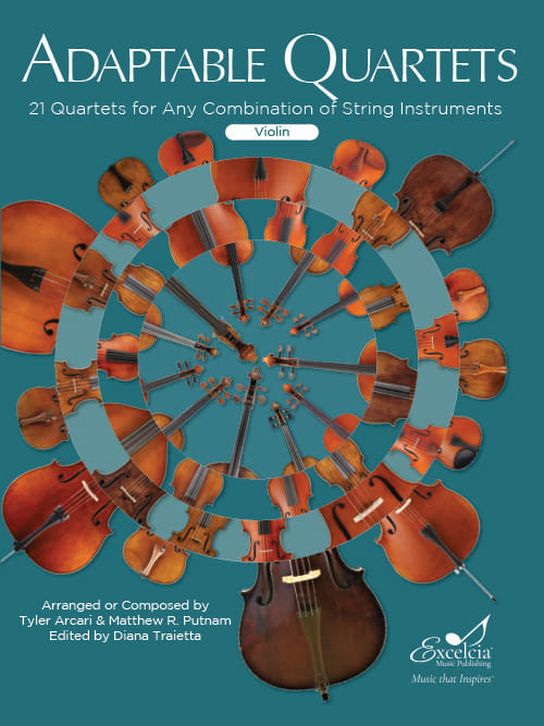 Adaptable Quartets for Violin: Small Ensemble Sheet Music