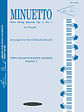 Minuetto from String Quartet, Opus 1, No. 1