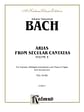 Arias from Church Cantatas, Volume II (12 Secular): For Soprano, Obbligato Instruments and Piano or Organ with German Text (Full Score)
