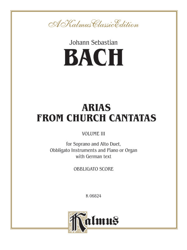 Soprano and Alto Arias, Volume III (4 Duets)