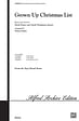 Grown Up Christmas List - SATB