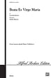 Beata Es Virgo Maria - SATB