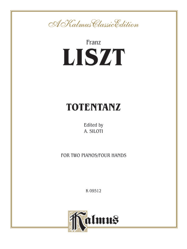 Totentanz (Danse Macabre) Franz Liszt Small Ensemble Sheet Music