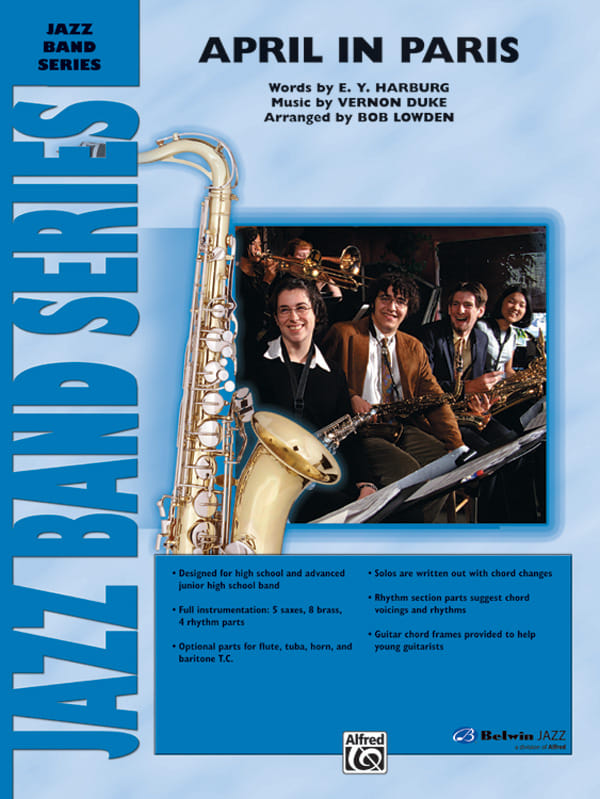 April in Paris: Vernon Duke: Jazz Ensemble Sheet Music