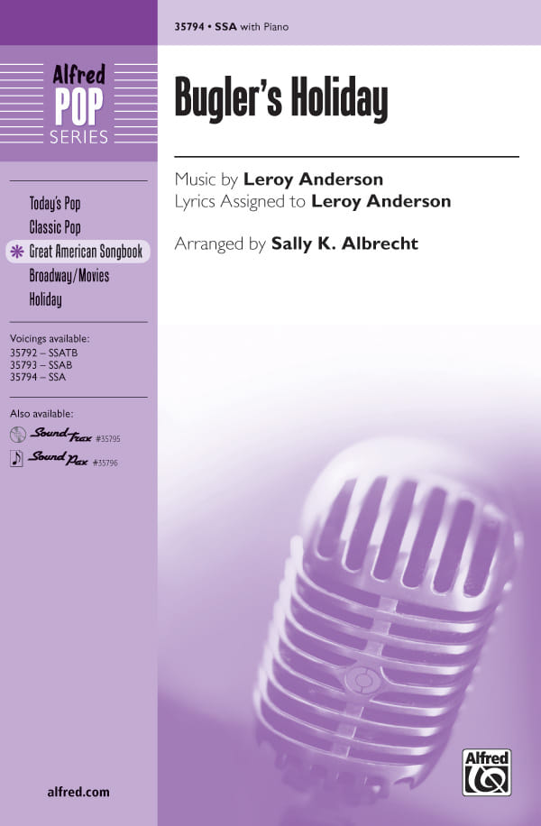 Bugler's Holiday SSA Leroy Anderson Choir Sheet Music