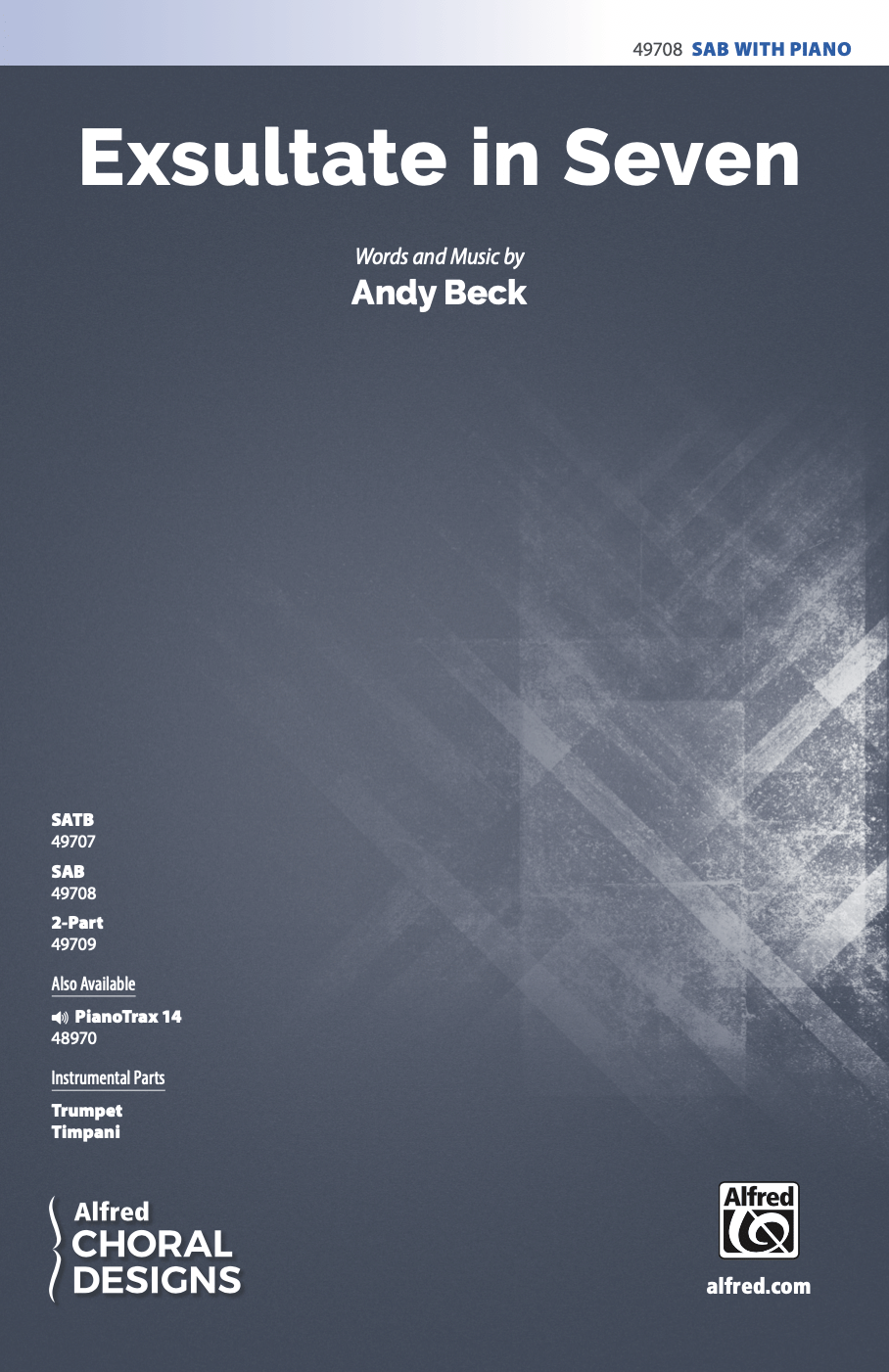 Exsultate in Seven (SAB) Andy Beck Choir Sheet Music